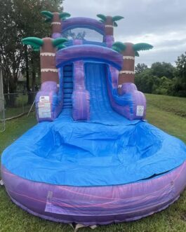purple hurricane water slide