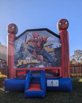 Spiderman inflatable bounce house