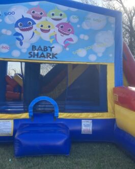 combo baby shark bounce house