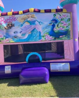 Dazzling Barbie bounce house
